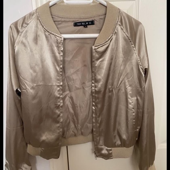 Satin Bomber Jacket - Picture 2 of 2